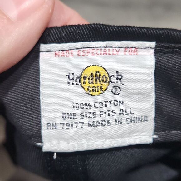 NWT Black Hard Rock Cafe Memphis Adjustable Cap - Picture 5 of 5